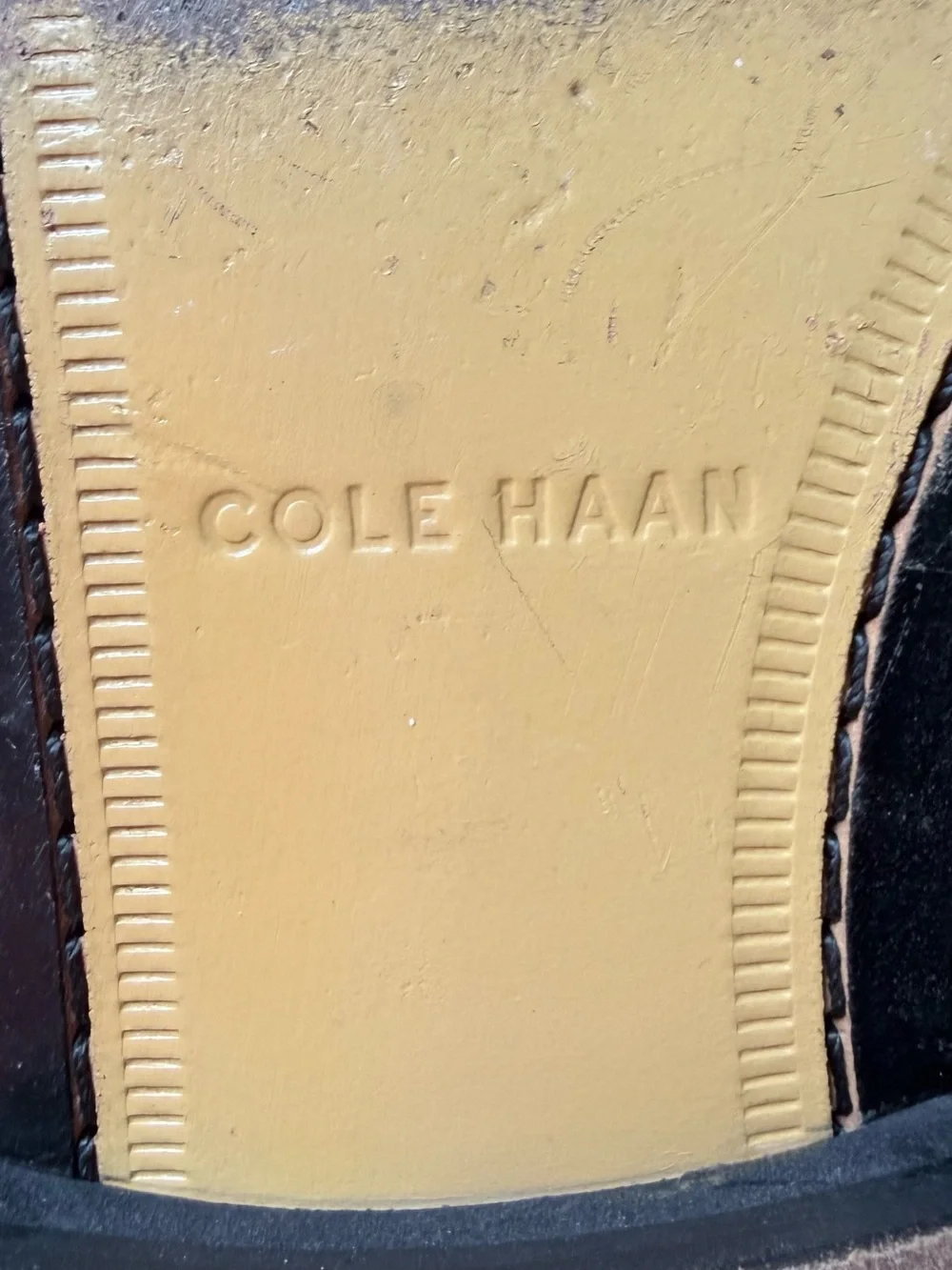 Cole Haan Men's Caldwell cap toe oxfords in black patent leather